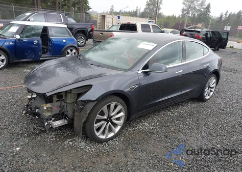 2018 Tesla Model 3 Long Range/Performance from USA, damaged, VIN 5YJ3E1EB1JF090907